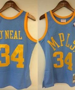 Shaquille O'Neal Los Angeles Lakers MPLS Mitchell & Ness Authentic Jersey Shaq NBA