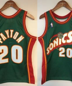 NBA Gary Payton Seattle SuperSonics Mitchell & Ness Authentic 1995-96 Jersey Sonics