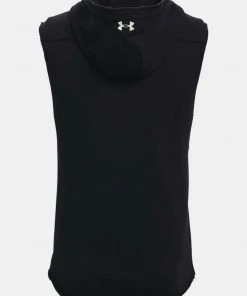 Under Armour Mens UA Project Rock Terry Sleeveless Hoodie Iron Paradise Rock 23 Under Armour Mens UA Project Rock Terry Sleeveless Hoodie Iron Paradise Rock
