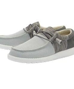 Hey Dude Wally Sox Funk Slate Men's Shoes Comfortable Lightweight Slip On Casual