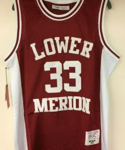 Headgear Classics NBA Kobe Bryant Lower Merion High School #33 Authentic Embroidered Basketball Jersey