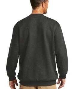 Carhartt Men's Midweight Crewneck Sweatshirt Pullover Long Sleeve Workwear Crew
