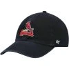 ’47 2022 St. Louis Cardinals 47 Brand MLB Clean Up Adjustable Strapback Hat Dad Cap