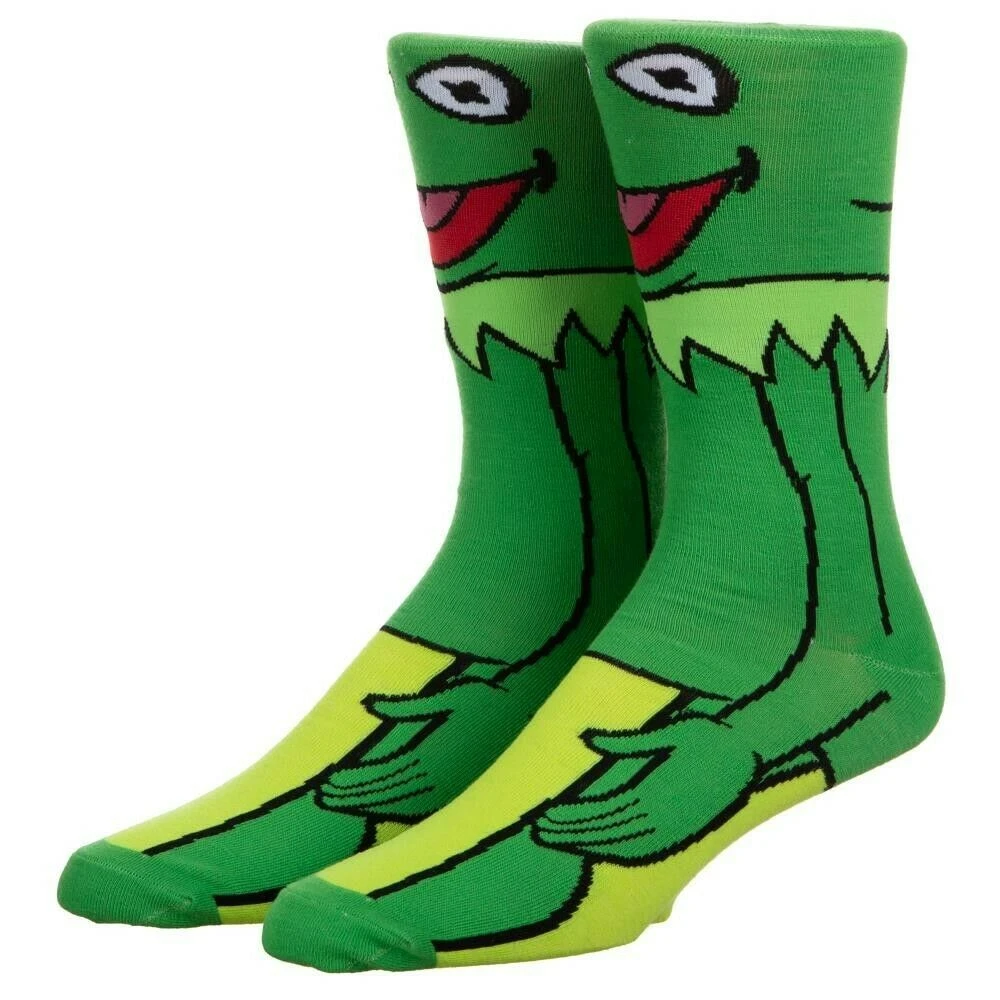 Kermit The Frog The Muppets Disney Bioworld Crew Socks Men's/Women's 8-12 Adult 1 Kermit The Frog The Muppets Disney Bioworld Crew Socks Men's/Women's 8-12 Adult