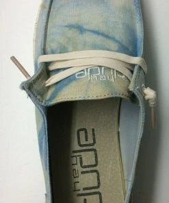 Hey Dude Wendy Tie Dye Dawn Blue Women's Lightweight Slip On Casual Shoes 11 Hey Dude Wendy Tie Dye Dawn Blue Women's Lightweight Slip On Casual Shoes