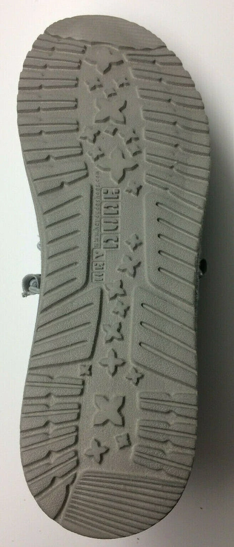 Hey Dude Wally Stretch Platinum Mix Men's Lightweight Slip On Casual Shoes Hey Dude Shoes 5 Hey Dude Wally Stretch Platinum Mix Men's Lightweight Slip On Casual Shoes Hey Dude Shoes