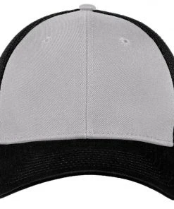 New Era 39THIRTY Mesh Back Flex Stretch Hat Blank Cap - Black, White, Navy, Red