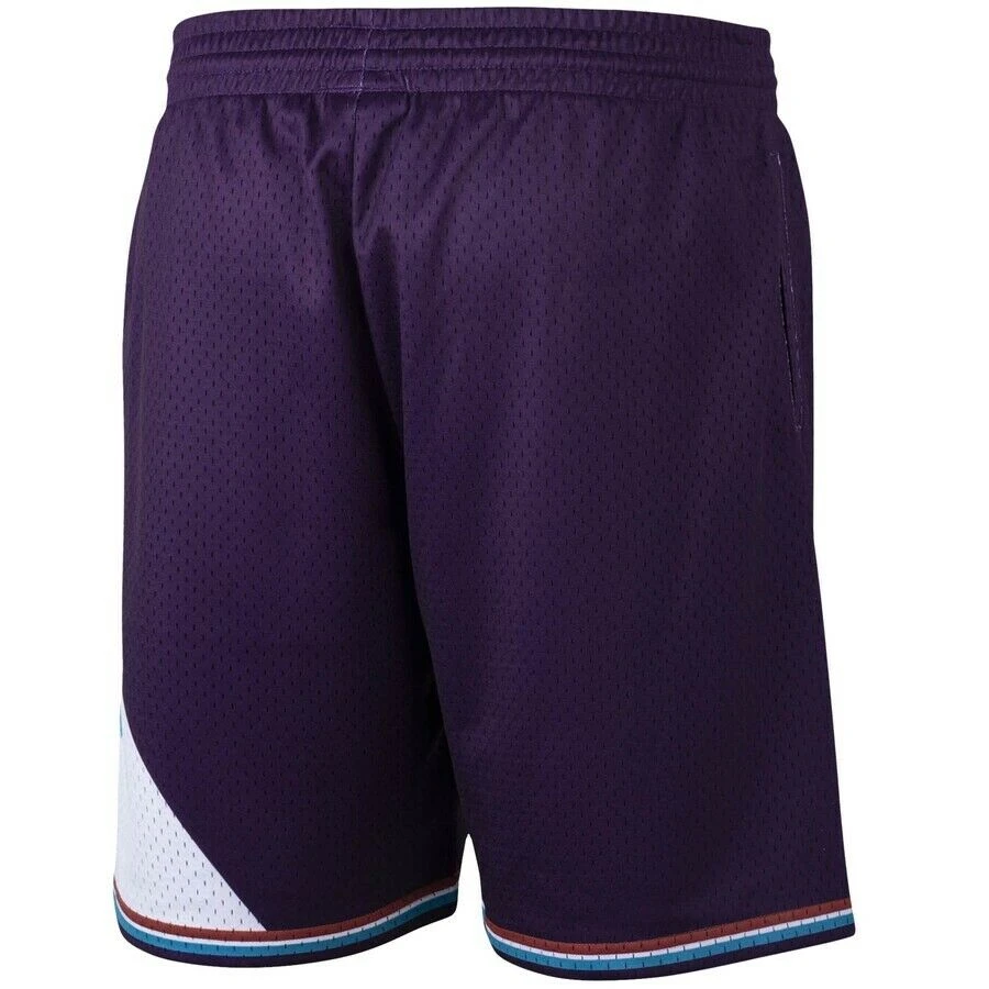Utah Jazz Mitchell & Ness NBA Authentic Swingman Men's Mesh Shorts Purple 1996 4 Utah Jazz Mitchell & Ness NBA Authentic Swingman Men's Mesh Shorts Purple 1996