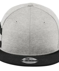 New Era 9FIFTY Shadow Heather Striped Flat Brim Snapback Hat Cap - Blank 950