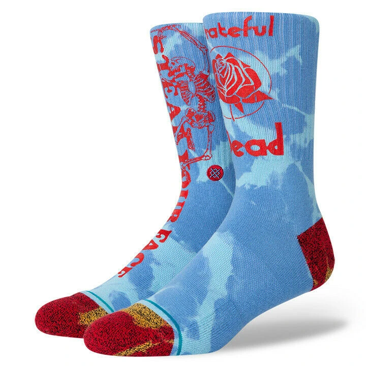 Stance X Grateful Dead Steal Your Boyd Crew Socks Large Men's 9-13 Rock 1 Stance X Grateful Dead Steal Your Boyd Crew Socks Large Men's 9-13 Rock