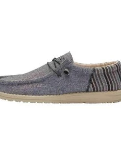 Hey Dude Wally Funk Anchor Men's Shoes Comfortable Ligthweight SlipOn Casual 8 Hey Dude Wally Funk Anchor Men's Shoes Comfortable Ligthweight SlipOn Casual