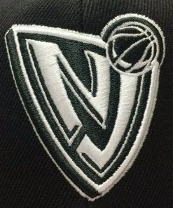 New Jersey Nets NJ Mitchell & Ness NBA Snapback Hat Navy Hardwood Cap Brooklyn