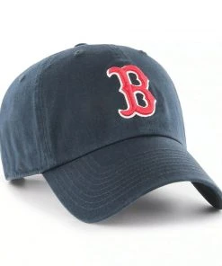 ’47 2022 Boston Red Sox B '47 Brand MLB Clean Up Adjustable Strapback Hat Dad Cap