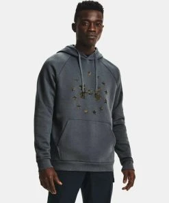 Under Armour Men's UA Freedom Fleece Big Logo Hoodie Hooded Sweatshirt