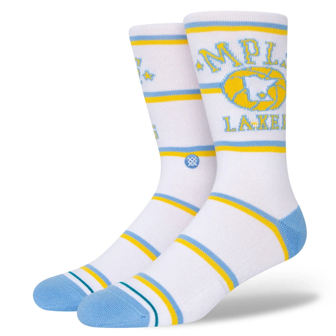 Minneapolis Lakers MPLS Stance NBA HWC Crew Socks Large Men 9-13 Los Angeles LA 3 Minneapolis Lakers MPLS Stance NBA HWC Crew Socks Large Men 9-13 Los Angeles LA