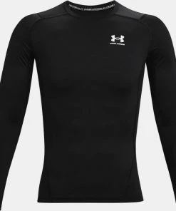 Under Armour Men's UA Compression Long Sleeve HeatGear T-Shirt Sonic Workout Tee