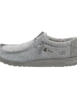 Hey Dude Wally Stretch Fleece Grey Men's Shoes Lightweight Slip On Casual Shoes Hey Dude Shoes 8 Hey Dude Wally Stretch Fleece Grey Men's Shoes Lightweight Slip On Casual Shoes Hey Dude Shoes