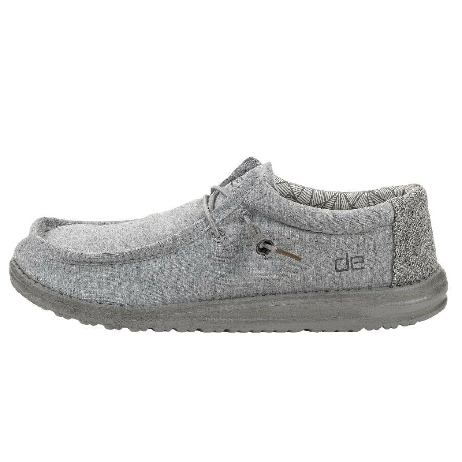 Hey Dude Wally Stretch Fleece Grey Men's Shoes Lightweight Slip On Casual Shoes Hey Dude Shoes 3 Hey Dude Wally Stretch Fleece Grey Men's Shoes Lightweight Slip On Casual Shoes Hey Dude Shoes