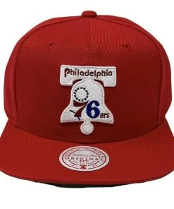 Philadelphia 76ers Mitchell & Ness NBA Snapback Hat Hardwood Cap Sixers