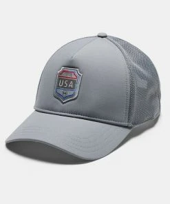 Under Armour Men's UA Freedom Mesh Trucker Hat Adjustable Snapback Cap