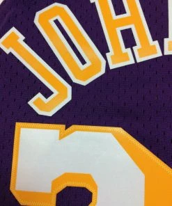 Magic Johnson Los Angeles Lakers LA Mitchell & Ness NBA Authentic Jersey Earvin