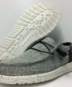 Hey Dude Wally Sox Funk Black Aztec Men's Shoes Comfortable Lightweight Slip On Hey Dude Shoes