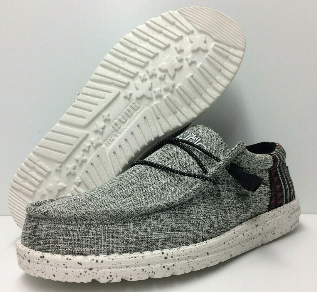 Hey Dude Wally Sox Funk Black Aztec Men's Shoes Comfortable Lightweight Slip On Hey Dude Shoes 1 Hey Dude Wally Sox Funk Black Aztec Men's Shoes Comfortable Lightweight Slip On Hey Dude Shoes