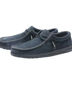 Hey Dude Wally Suede Carbon Men's Shoes Comfortable Lightweight Slip On Casual 7 Hey Dude Wally Suede Carbon Men's Shoes Comfortable Lightweight Slip On Casual