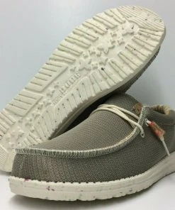 Hey Dude Wally Eco Sox Desert Brown Men's Shoe Lightweight Casual Slip On Shoes