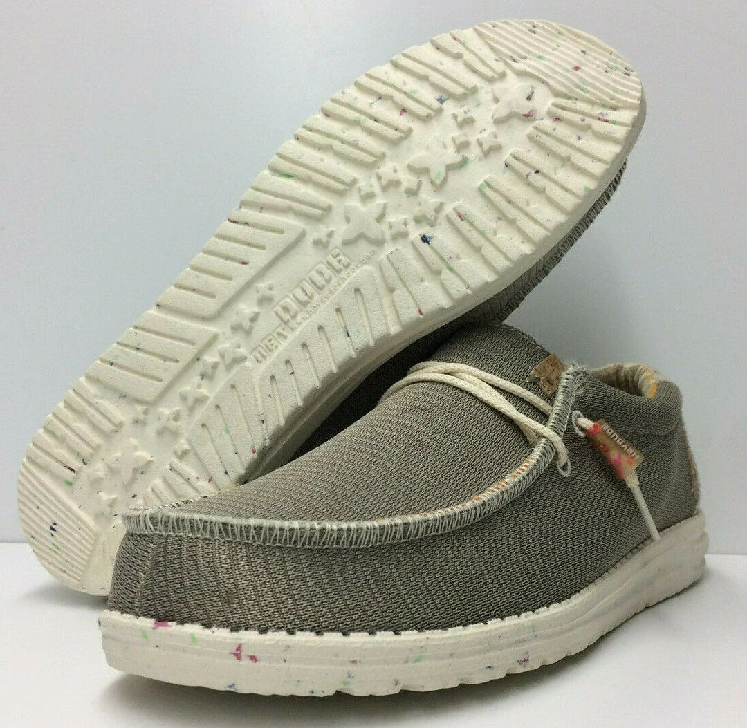 Hey Dude Wally Eco Sox Desert Brown Men's Shoe Lightweight Casual Slip On Shoes 1 Hey Dude Wally Eco Sox Desert Brown Men's Shoe Lightweight Casual Slip On Shoes