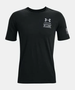 Under Armour Mens UA Freedom By Land Short Sleeve Graphic T-Shirt 9 Under Armour Mens UA Freedom By Land Short Sleeve Graphic T-Shirt