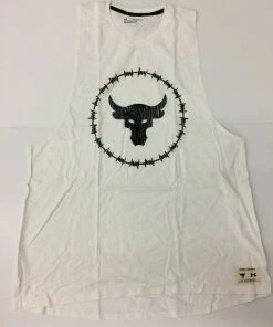 Under Armour Mens UA Project Rock Charged Cotton Tank Dwayne "Rock" Johnson