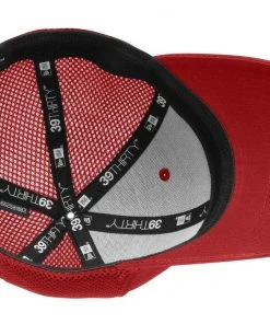 New Era 39THIRTY Mesh Back Flex Stretch Hat Blank Cap - Black, White, Navy, Red