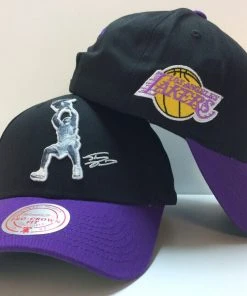 Shaquille O'Neal Los Angeles Lakers Mitchell & Ness NBA Snapback Hat Cap Shaq