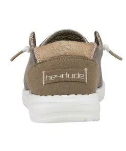 Hey Dude Shoes Hey Dude Wendy Corduroy Chestnut Women's Lightweight Shoes Slip On Casual