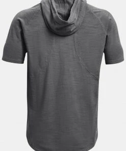 Under Armour Mens UA Project Rock Terry Snake Short Sleeve Hoodie Dwayne Johnson