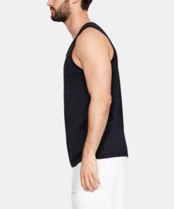 Under Armour Men's UA Sport Style Logo Cotton Tank Big Logo - Many Colors