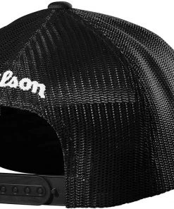 Wilson A2000 Leather Patch Baseball Snapback Mesh Back Snapback Hat Cap USA