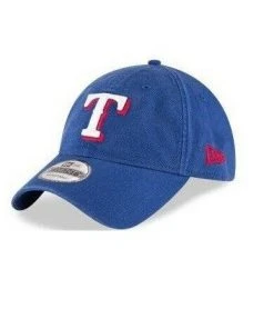 2022 Texas Rangers T New Era MLB 9TWENTY Adjustable Strapback Blue Hat Dad Cap