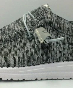 Hey Dude Shoes Hey Dude Wally Stretch Ozone Men's Shoes Lightweight Comfortable Slip On Casual