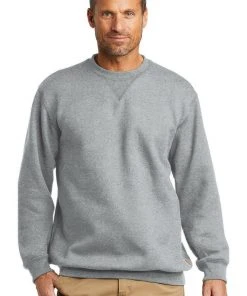 Carhartt Men's Midweight Crewneck Sweatshirt Pullover Long Sleeve Workwear Crew