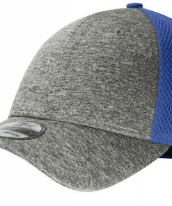 New Era 39THIRTY Shadow Heather Flex Mesh Structured Stretch Hat Blank Cap