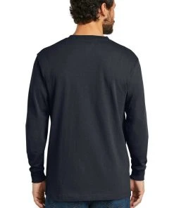 Carhartt Workwear Pocket Long Sleeve T-Shirt K126 Heavyweight Jersey Knit Tee
