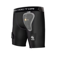 Shock Doctor 366 Girls Or Womens Core Hockey Short With Pelvic Protector