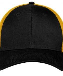 New Era 39THIRTY Mesh Back Flex Stretch Hat Blank Cap - Black, White, Navy, Red