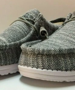 Hey Dude Shoes Hey Dude Wally Stretch Granite Men's Shoes Lightweight Casual SlipOn Comfortable