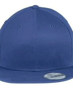 New Era 9FIFTY Flat Brim Snapback Hat Cap -Blank - White, Black, Royal, Navy 950
