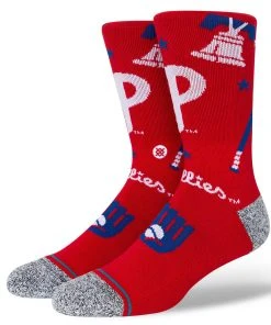 2022 Philadelphia Phillies Stance MLB Landmark Baseball Socks Large Men's 9-13