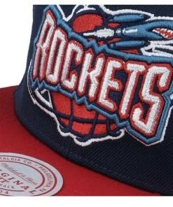 Houston Rockets Mitchell & Ness NBA Snapback Hat 2Tone Hardwood Classics Cap