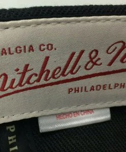 New Jersey Nets Mitchell & Ness NBA Snapback Hat Navy Hardwood Cap Brooklyn